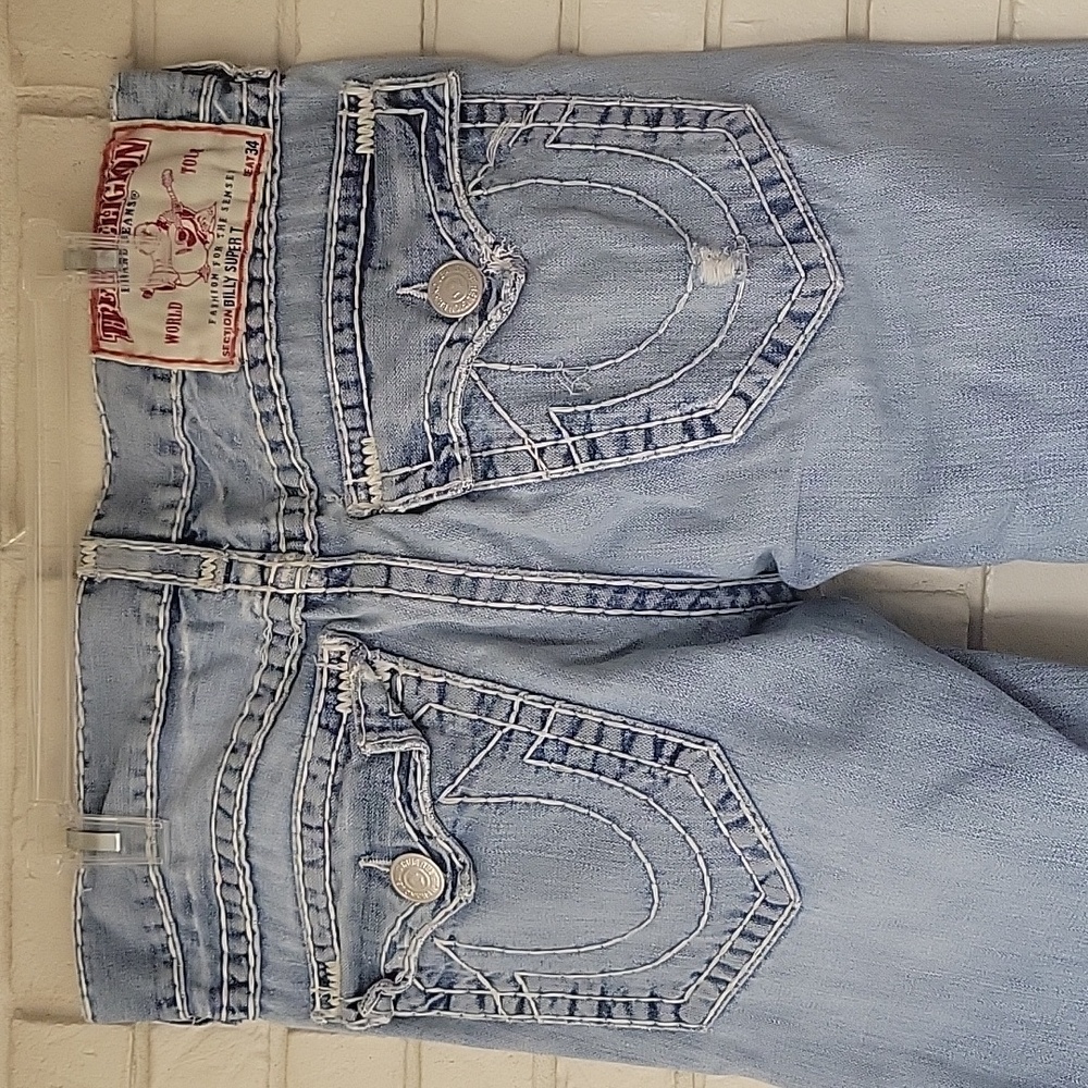 Mens True Religion Jeans Billy Super T - Picture 6 of 8
